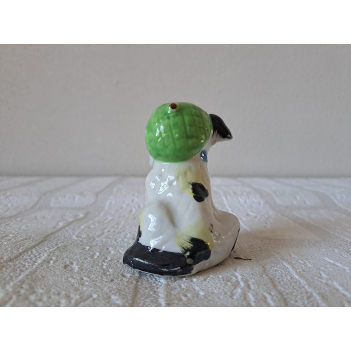 Pijprokende Scotty hond uit de jaren 40 Japan 4.5x7.5x7.5cm - beeldjes