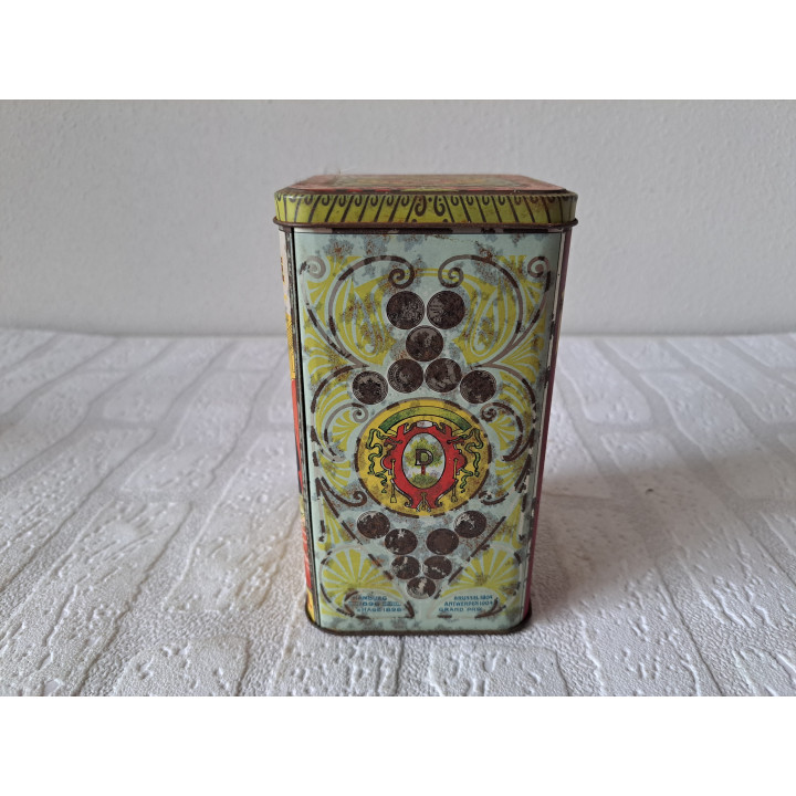 Cacao Pastilles Droste Fijnste Chocolade blik 8.5x8.5x15cm - Droste