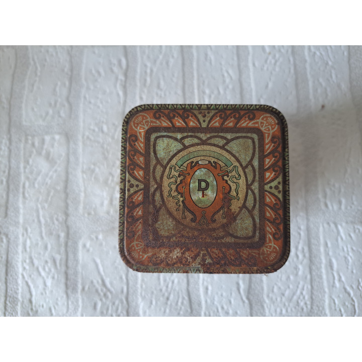Cacao Pastilles Droste Fijnste Chocolade blik 7.5x7.5x12cm - Droste