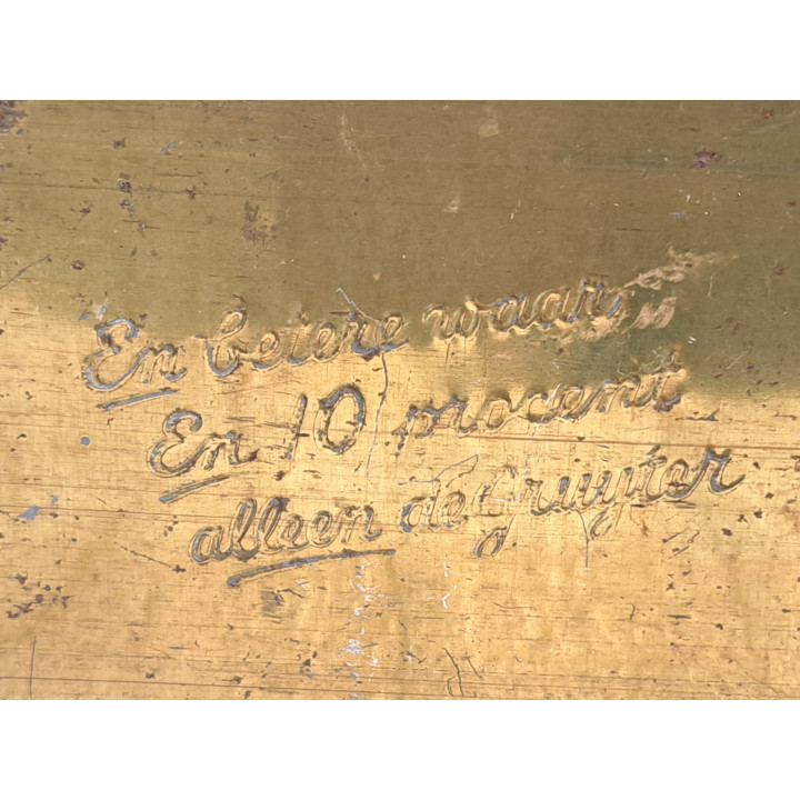 De Gruyter met 12 provinciewapens blik 17x11x7.5cm - De Gruyter