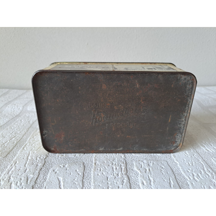 Rotterdam Banket Hooimeijer beschuit blik 19.5x11.5x8cm - Hooimeijer