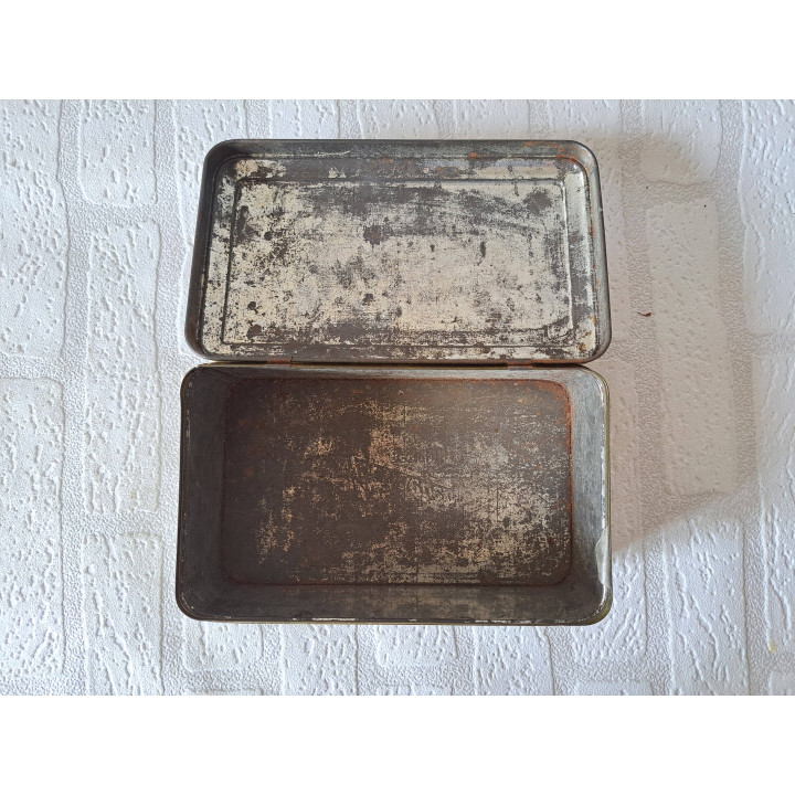 Rotterdam Banket Hooimeijer beschuit blik 19.5x11.5x8cm - Hooimeijer