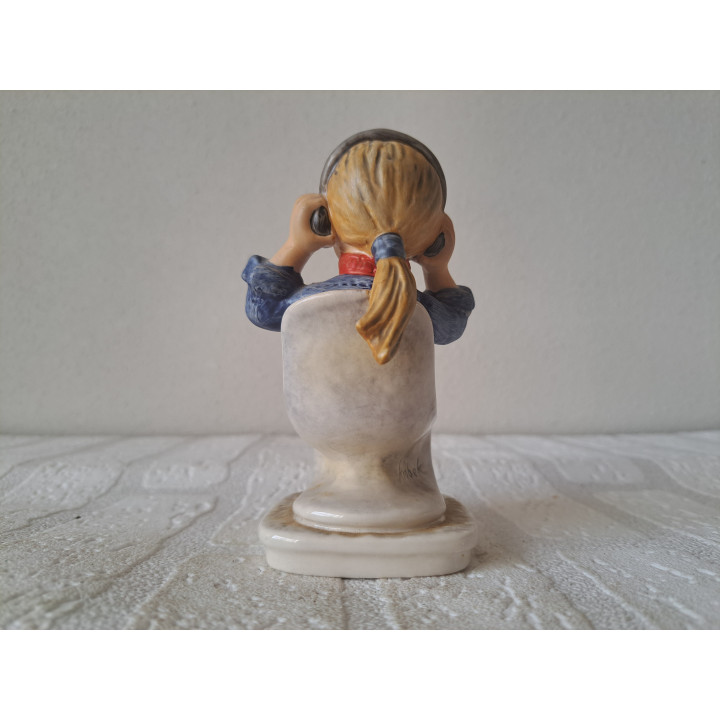 Girl with Headphones Porcelain Figurine Goebel