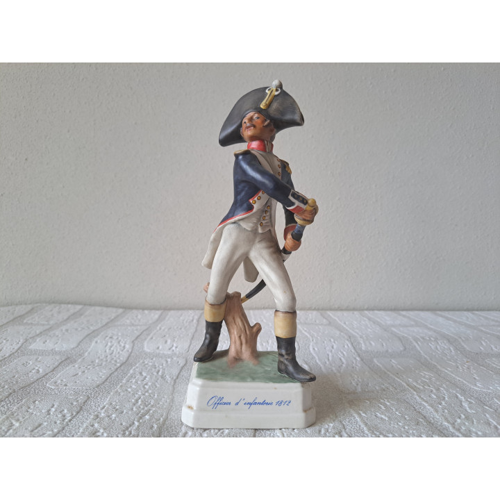 Officier Infanterie Porselein Goebel Figuur 1812