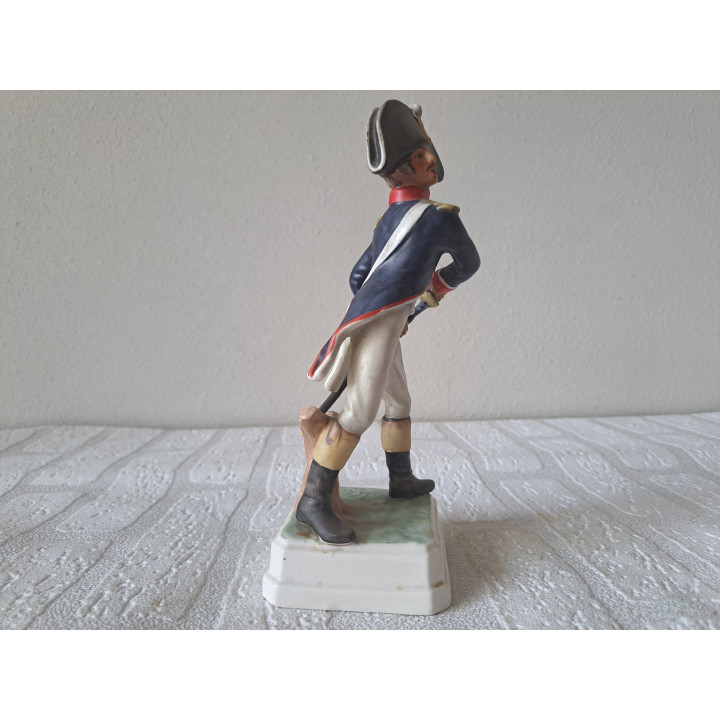 Officier Infanterie Porselein Goebel Figuur 1812