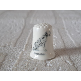 Dalmatier zittend hond vingerhoedje (2)