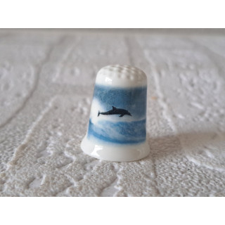 Dolfijn boven de golven vingerhoedje Dolfijn boven de golven vingerhoedje