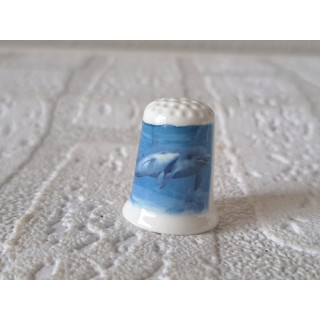 Dolfijnen samen zwemmen vingerhoedje Dolfijnen samen zwemmen vingerhoedje