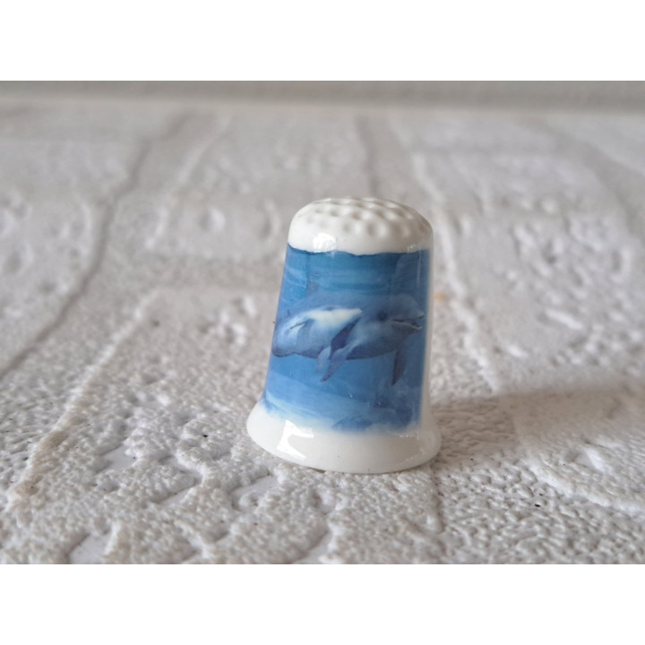 Dolfijnen samen zwemmen vingerhoedje Dolfijnen samen zwemmen vingerhoedje