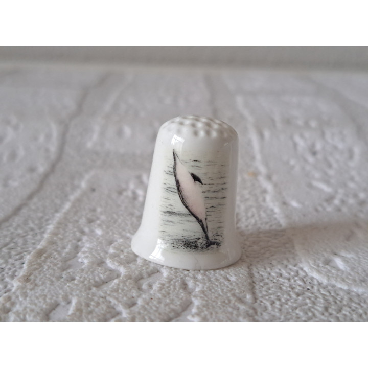 Dolfijn is blij vingerhoedje