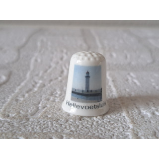 Hellevoetsluis vuurtoren aan het Haringvliet vingerhoedje