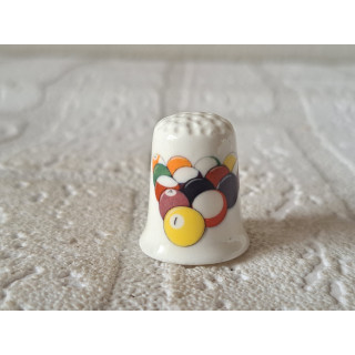 Biljartballen vingerhoedje
