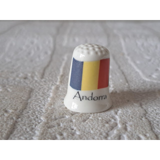 Vlag Andorra vingerhoedje