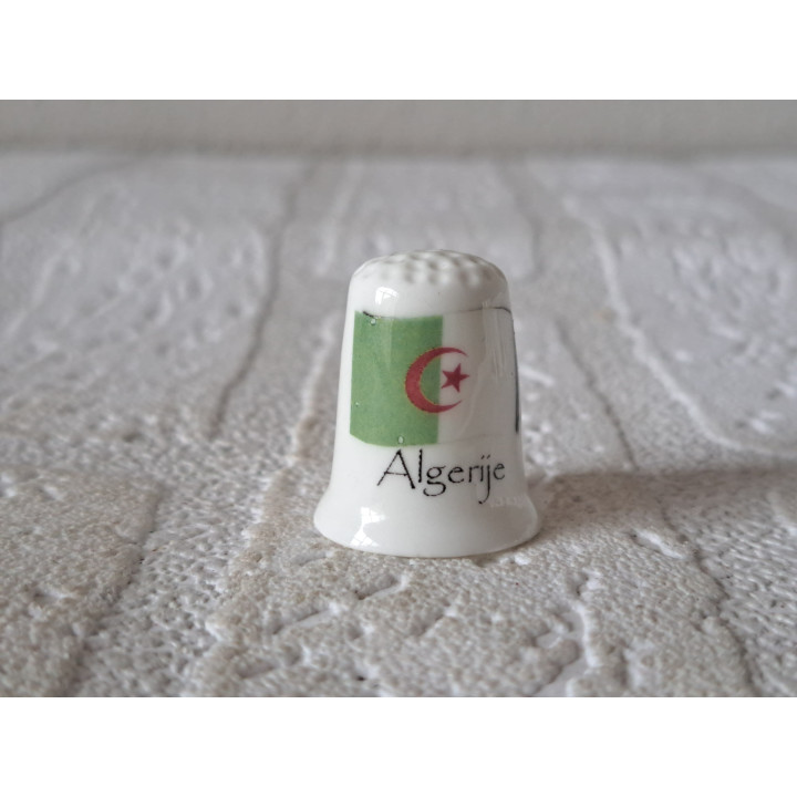 Vlag Algerije vingerhoedje