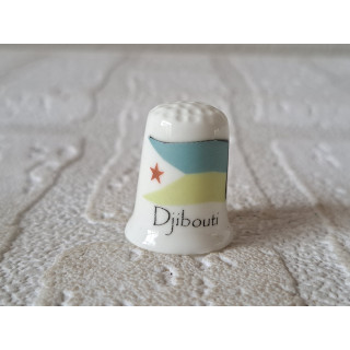 Vlag Djibouti vingerhoedje