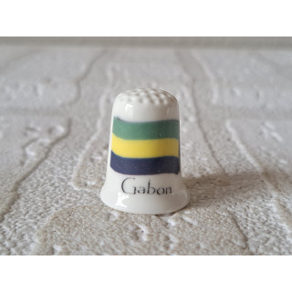 Vlag Gabon vingerhoedje