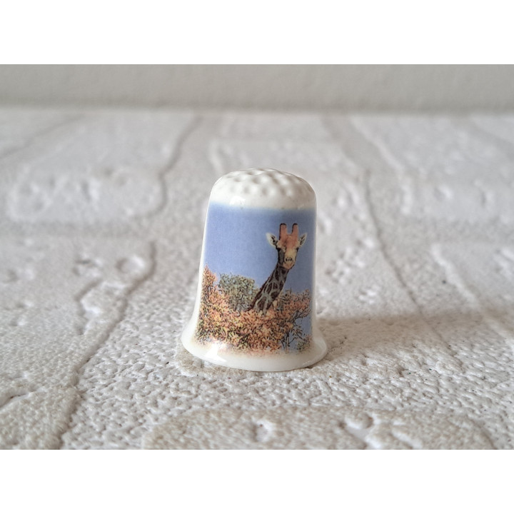 Giraffe foto vingerhoedje