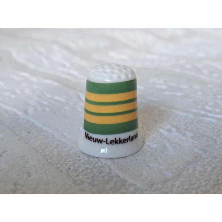 Nieuw Lekkerland Nederlandse vlag vingerhoedje (2) Nieuw Lekkerland Nederlandse vlag vingerhoedje (2)