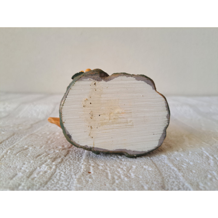 Uil met jong, kunsthars 5x5.5x10.5cm - dierfiguren