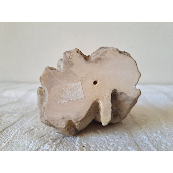 Tijgers op een rots, kunsthars 10x6.5x12.5cm - dierfiguren