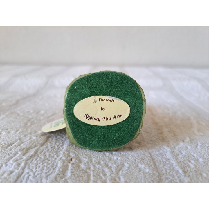 Beer als voetballer, kunsthars 5x4x6cm - dierfiguren