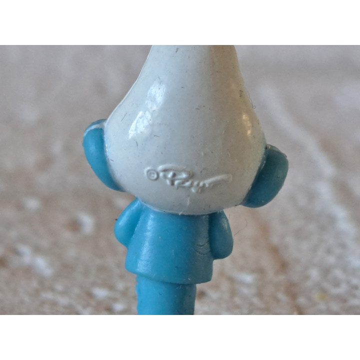 10 stuks smurfen, Peyo, rubber D1.5xH2.5cm- Smurfen