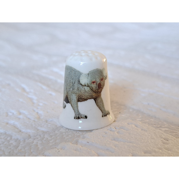 Koala beer afbeelding vingerhoedje