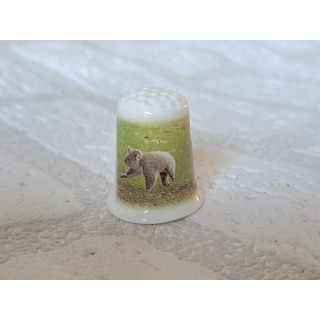 Koala beer op het gras vingerhoedje