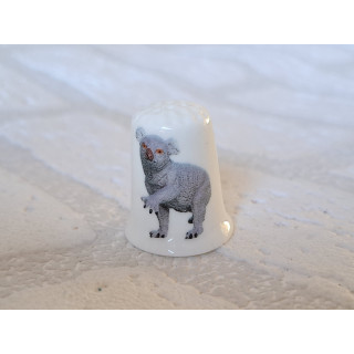 Koala beer met poot omhoog vingerhoedje