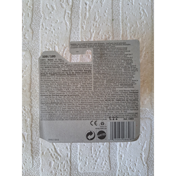 MBX Playa ambulance Matchbox geel mb 9 - modelauto