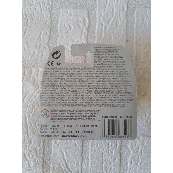 Flame Chopper Brandweer Hero City Matchbox mb 4 - modelauto