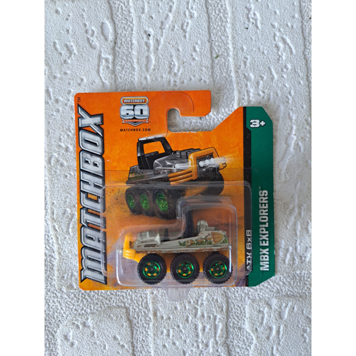 Argo ATV 6x6 Matchbox 2012 zilverkleurig mb TPN16 - modelauto