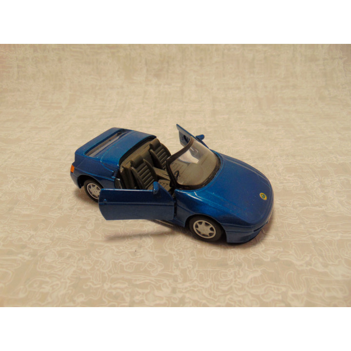 Lotus Elan 1:36 cabrio Edocar blauw