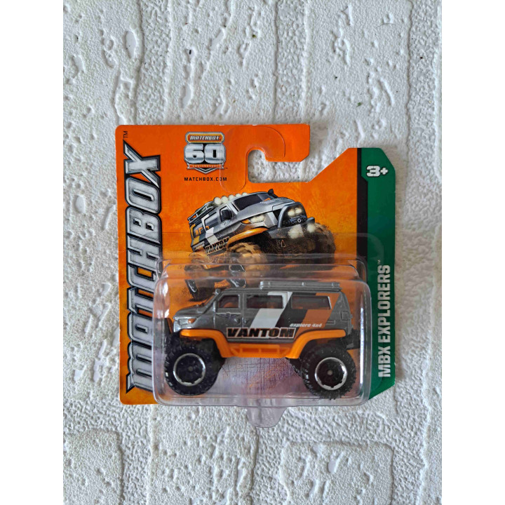 Vantom 4x4 Matchbox MBX Explorers grijs - modelauto
