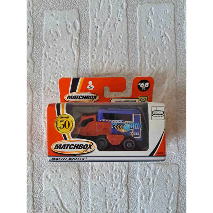 Alpine ambulance Matchbox 50 Jaar mb 68 - modelauto