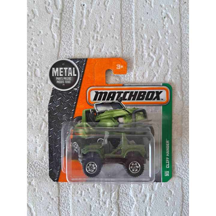 Cliff hanger Matchbox mb 2016-124 donkergroen - modelauto Cliff hanger Matchbox mb 2016-124 donkergroen - modelauto