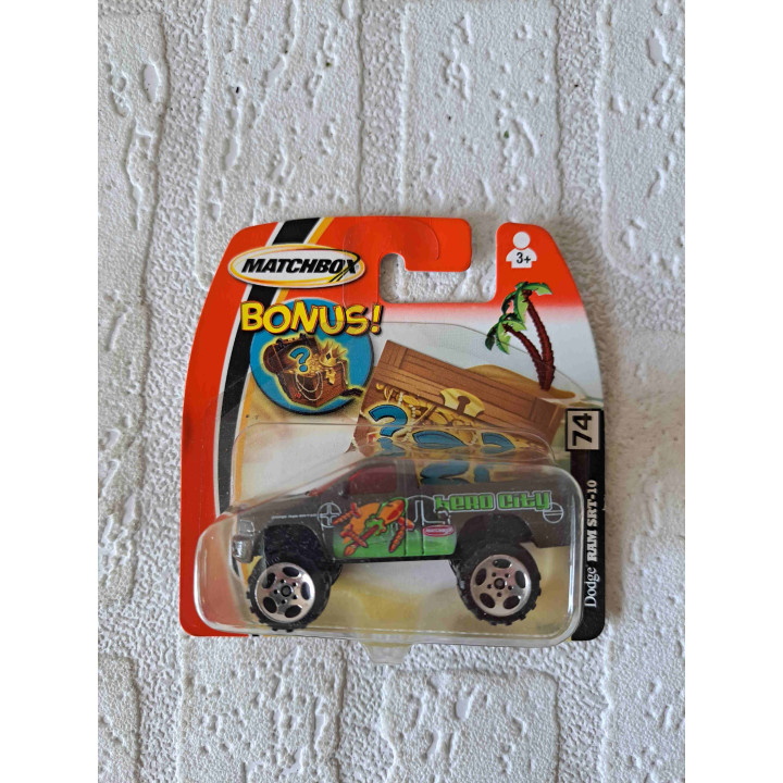 Dodge Ram SRT 10 Bonus Matchbox mb 74 donkergrijs - modelauto