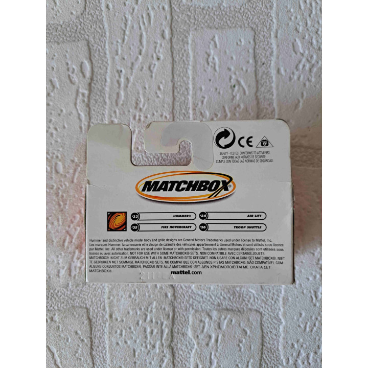 Fire hovercraft Brandweer Matchbox 50 Jaar mb 35 - modelauto