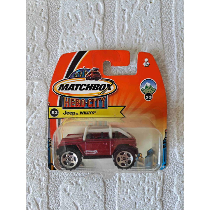 Jeep Willys Hero City Matchbox mb 53 - modelauto