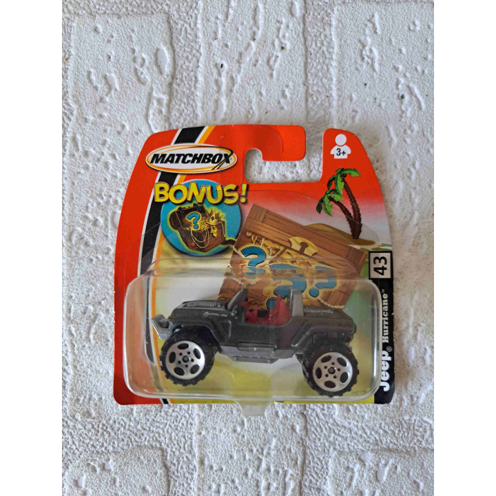 Jeep Hurricane Bonus Matchbox mb 43 donkergrijs - modelauto