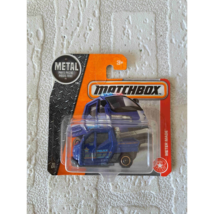 Meter made Politie Matchbox mb 2016-070 donkerblauw - modelauto