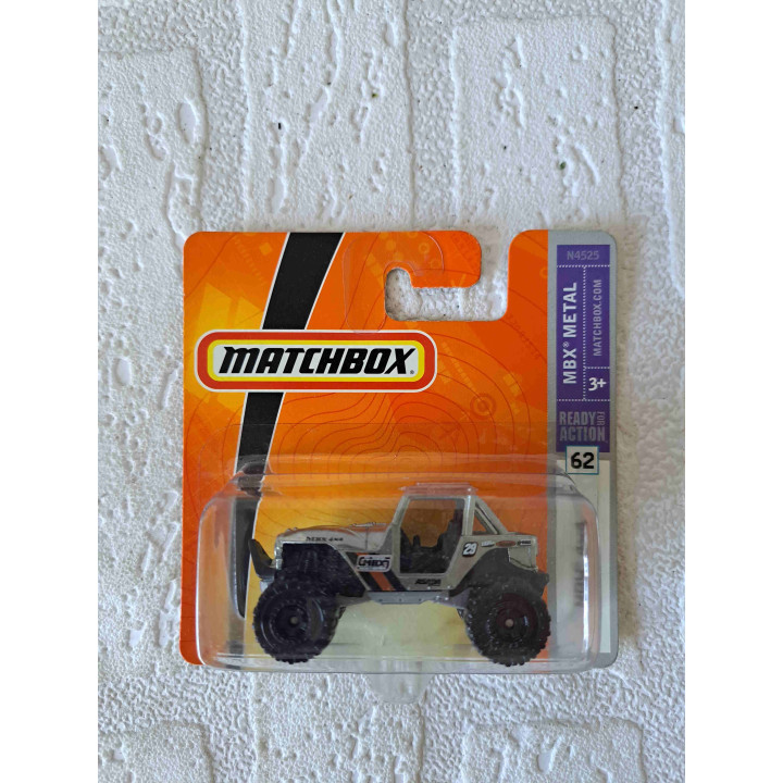 MBX 4x4 Ready for Action Matchbox mb 62 zilverkleurig - modelauto