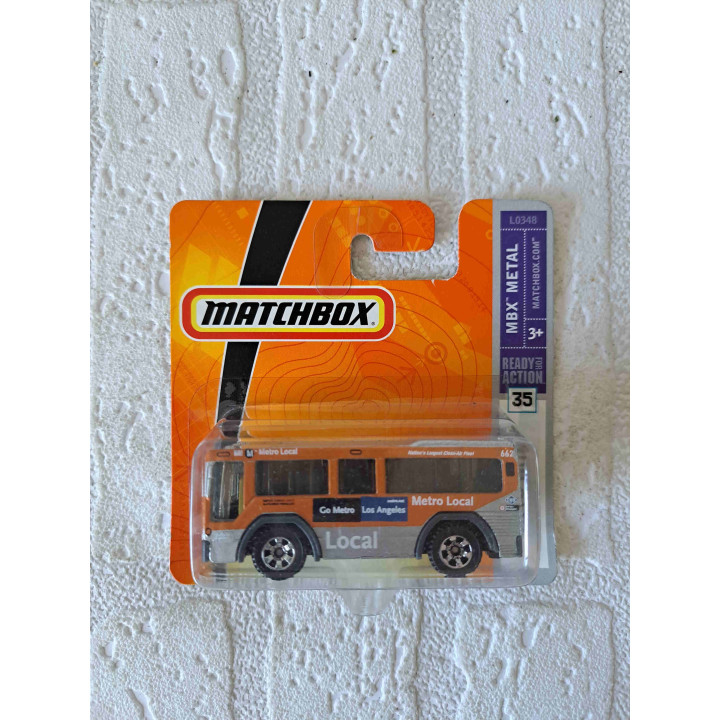 City bus Metro local Ready for Action Matchbox mb 35 - modelauto City bus Metro local Ready for Action Matchbox mb 35 - modelauto