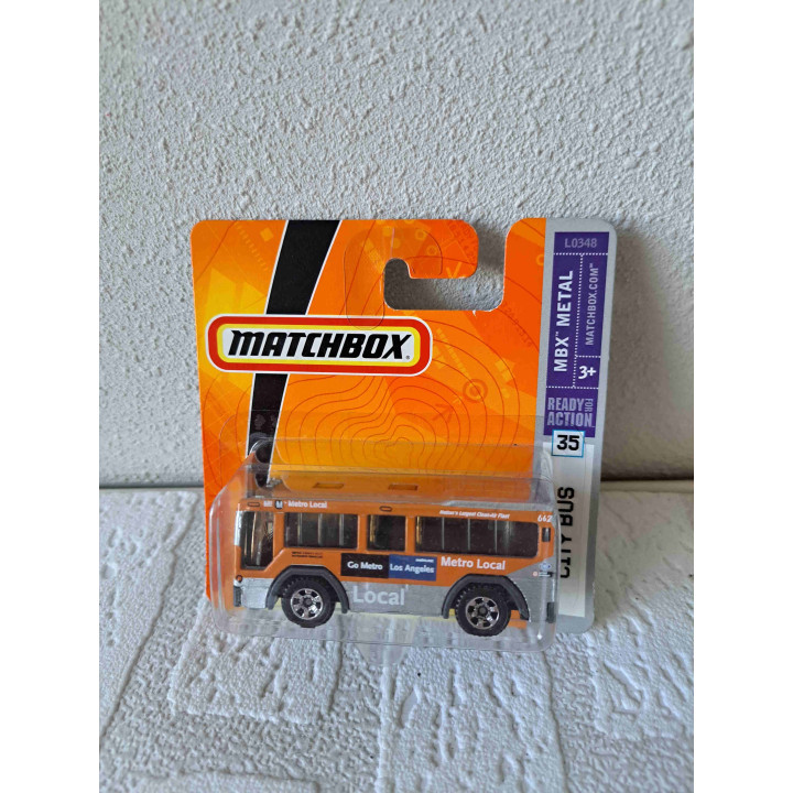 City bus Metro local Ready for Action Matchbox mb 35 City bus Metro local Ready for Action Matchbox mb 35