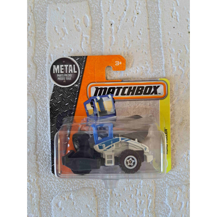 Road Roller Construction Machine Matchbox 2016 MB039
