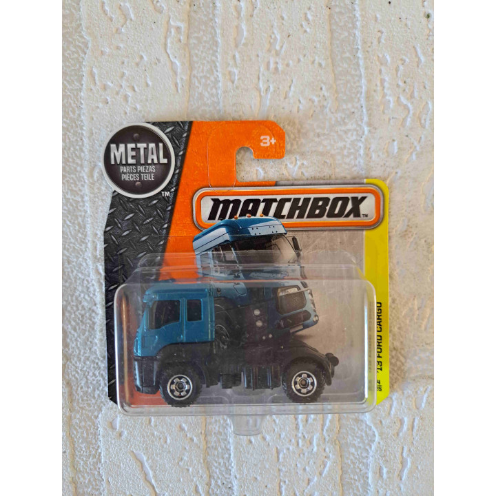 Ford Cargo 2013 Matchbox 2016 mb 34 donkerblauw - modelauto