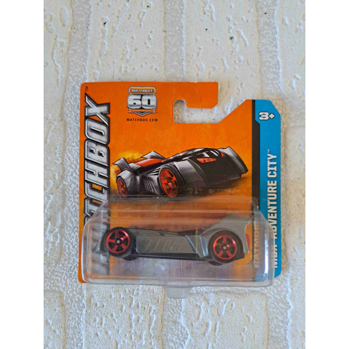 Batmobile Matchbox 2012 donkergrijs mb TPN14 - modelauto