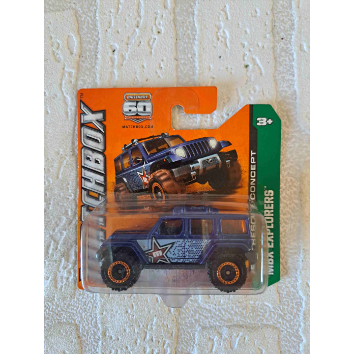 Jeep Rescue concept Matchbox 2012 mb TPN18 donkerblauw - modelauto