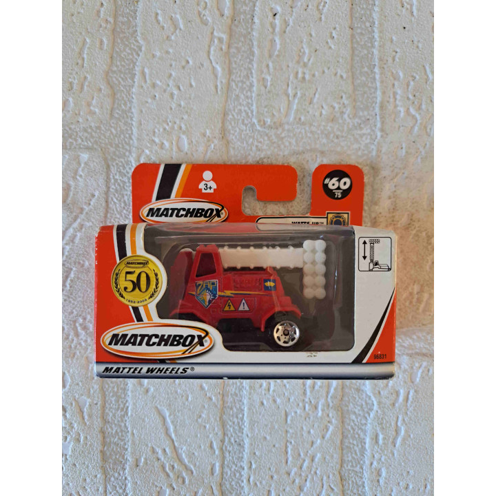 Watts up Zap Matchbox 50 Jaar mb 60 rood - modelauto