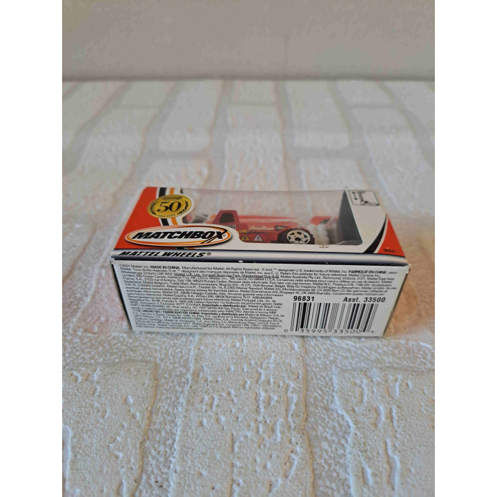 Watts up Zap Matchbox 50 Jaar mb 60 rood - modelauto